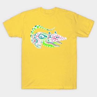 little opossum floral pattern ecopop T-Shirt